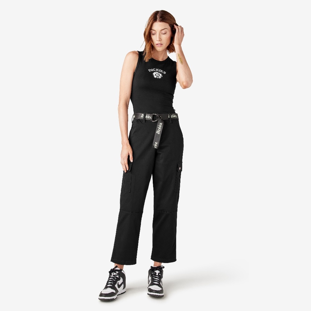 Dickies Women's Relaxed Fit Cropped Cargo Pants